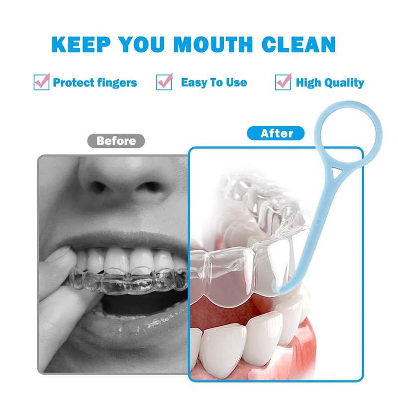 5 Pcs Aligner Removal Tool, Invisible Tooth Removal Aligner Chewies