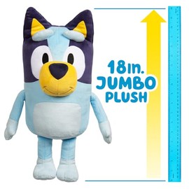 Bluey Bluey 18" Stuffed Animal - Playtime & Naptime Companion | Jumbo Size, Soft Deluxe Materials - Huggable Cuddles Best Friend 13010