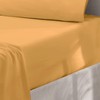 Oxford Homeware Ochre Double Fitted Sheet -100% Brushed Microfibre 1800
