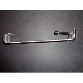 GENERIC 10 pcs. 6" GUTTER HANGER / BRACKET (HIDDEN) - CLIP STYLE WITH SCREW *FREE SHIP*