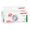 Meto Price Gun Labels (26×16 mm, Two-line, 6,000 Labels, White,