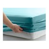 GlampTex (tm) Bed Sheets Fitted Sheet Luxury Bedding Sheet Single