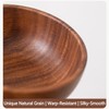 8 Inch Wooden Salad Bowl, Walnut Wood Serving Bowl for