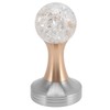 Crystal Ball Coffee Flat Tamper Stainless Steel Base Powder Hammer