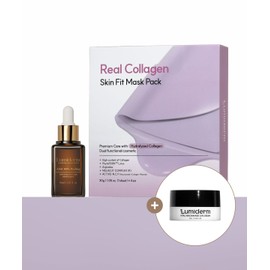 LUMIDERM Lumederm [SET] AHA 30% Peeling Solution + Real Collagen Skin Fit Mask Pack Clean Pores Special Set (+ Niacinamide Cream 5ml)