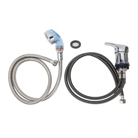 Shampoo Bowl Faucet 70cm Pipe 120cm Soft Hose Shampoo Bed Sprayer Kit with Blue Booster Sprayer M