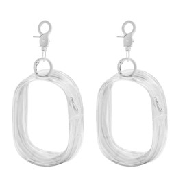 Enkrio 2PCS Mini Clear Makeup Bag Keychain Pouch with Zipper Clear Figure Display Bag Coin Purse Card Holder Data Cable Organizer (White)