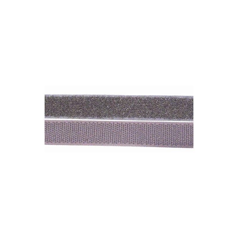2 m Velcro Hook and Loop Tape 20 mm Grey