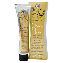 Crema reafirmante corporal orgánica - Reduce la aparición de estrías, cicatrices, sequedad y flacidez de la piel - Adonia StemuTone