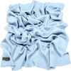 CJ Apparel Women's Plain Design Nepalese Pashmina Scarf, baby blue