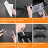 DUFU Adhesive Corner Shower Caddy with Hooks,Bathroom Shower Organizer, No