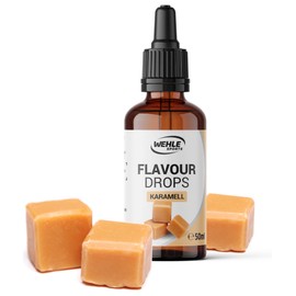 Wehle Sports Flavdrops - Calorie-Free, Sweetening Flavour Drops for Quark, Yoghurt, Porridge, etc. 50 ml