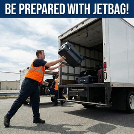 JetBag Bold - The Original ABSORBENT Wine Bottle Travel Protector Bags - Resusable Bottle Bags (6 Pack) MADE IN THE USA