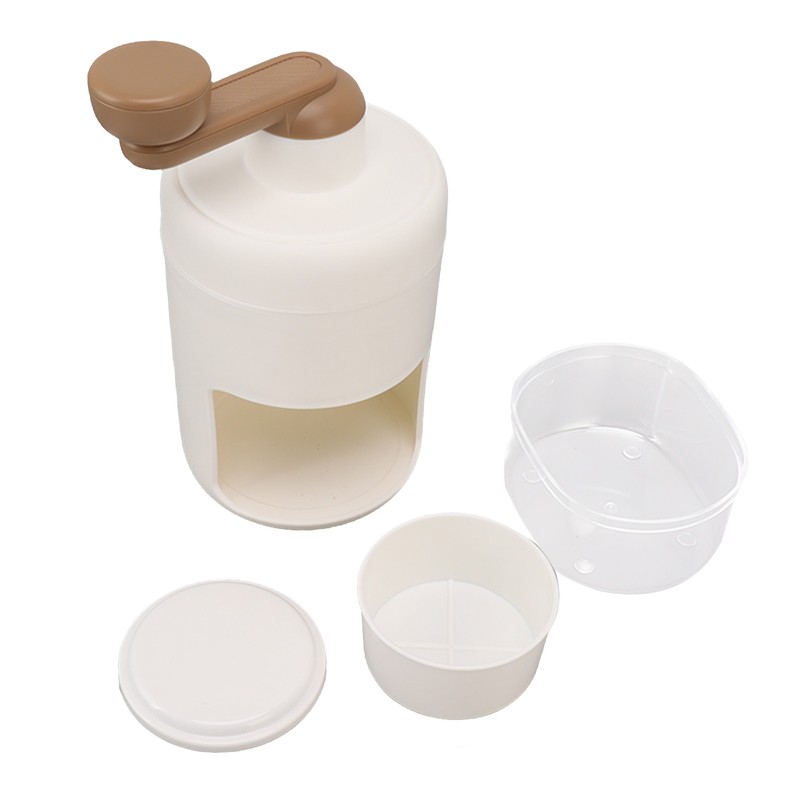 Manual Ice Crusher Hand Ice Shaver Machine Snow Cone Maker