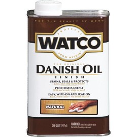 Watco (2)-Qt Watco Danish Penetrating Protectant Oil Wood Stain Sealant Finish A65741
