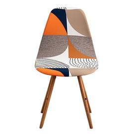 Dining Room Chair Covers Scandinavian Chair Covers for Dining Room Scandinavian Chair Covers in Curved Shape Stretch Dining Room Chairs Cover Set of 4 Colourful