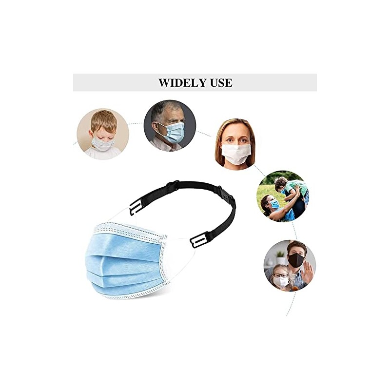 10 Piece Mask Holder Elastic Mask Holder to Relieve Ears
