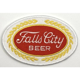 Retro Falls City Beer Vintage Style Retro Patch Sew Iron On Hat Cap Jacket