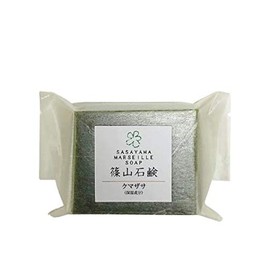 Sasayama Soap Homemade [Kumazasa Soap, 3.2 oz (90 g)] [No Pesticides/Cold Process] Additive-Free Bear Bamboo Soap Face Whole Body Solid Soap (Made in Japan) a03