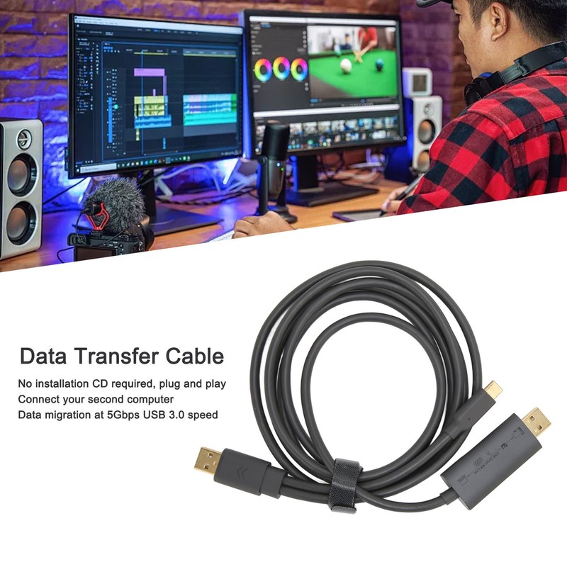 Data Transfer Cable USB 3.0 Data Keyboard Mouse Sharing Transfer