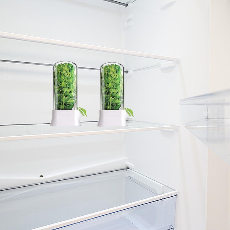 SUQ 2PCS Herb Saver for Refrigerator, 27 * 13 CM,
