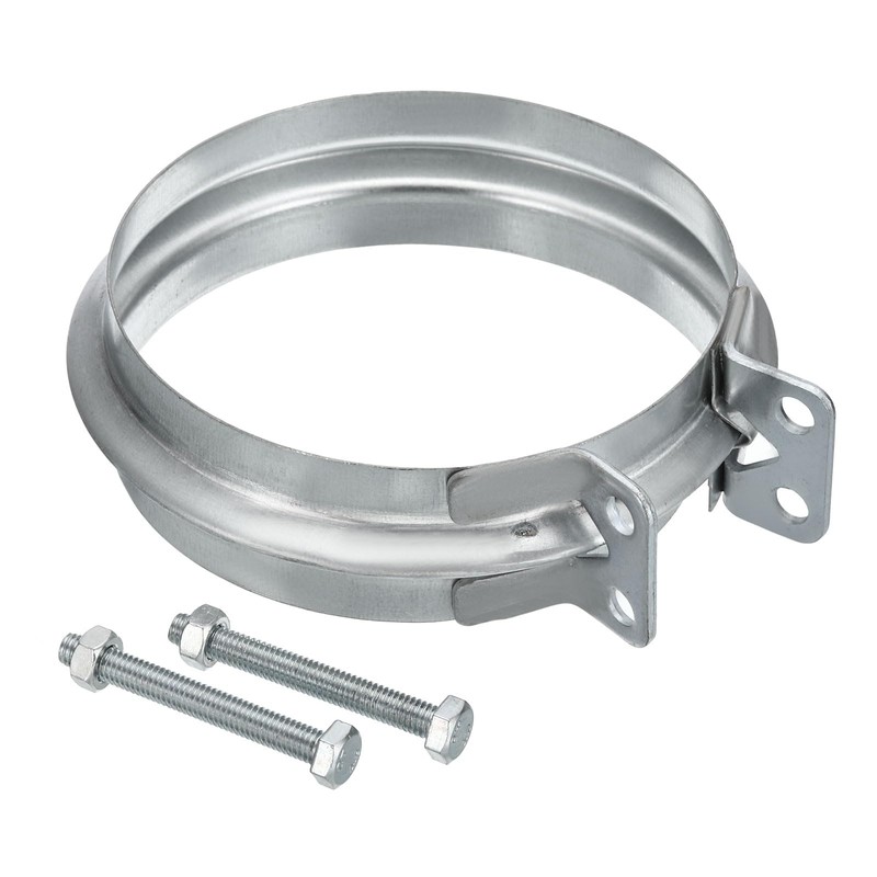 PATIKIL Pipe Clamp, 4 Inch (100 mm) Adjustable Galvanised Iron