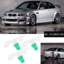 Create idea 30PCS Car Exterior Side Moulding Fastener Clips & Grommets 51138231130 Compatible with 3 Series E46 Automotive Door Trim Retainer Clips
