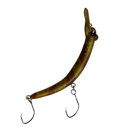 Mukai Fishing BackStroke 55mm Stripe Golden Brown 3.5g Sinking Trout Lure