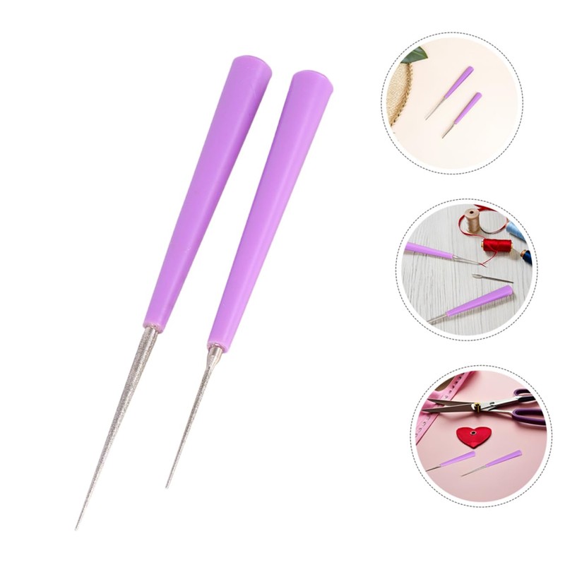 Angoily 4pcs Craft Hole Punch Tool Bead Reamer for Jewelry