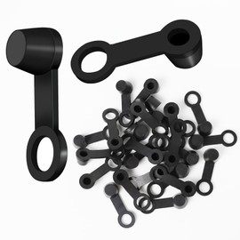 Wuyaoyao 24PCS Brake Bleeder Screw Cap, 8mm Rubber Brake Bleeder Cap, Grease Fitting Cap Dust Cover, Brake Caliper Dust Covers, Brake Bleeder Nipple Cap for Car Motorcycle SUV Truck