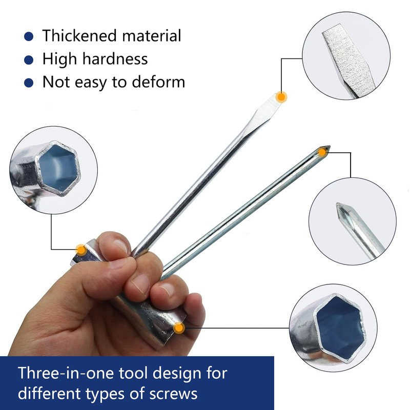 ZWQLZG 4 PCS Chainsaw Scrench Spark Plug Spanner Removal Tool