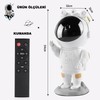 Robeve Astronot Gece Lambası Astronot Projektör Gece Lambası Uzaktan Kumandalı