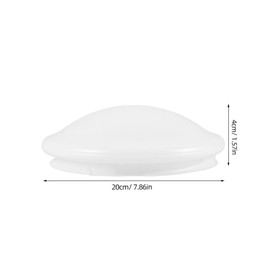 Ceiling Light Cover Replacement Clip-on for Ceiling Mounted Fixture, Mushroom Lamp Shade Ceiling Fan Replacement Globes, Diameter 7.36 in/18.7 cm