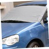FELTECHELECTR Dual Windproof Frost Guard Ice Cover for Windshield Peva