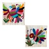 Two Sisters Juego de 6 Portavasos, Variados Dibujos Bordado a
