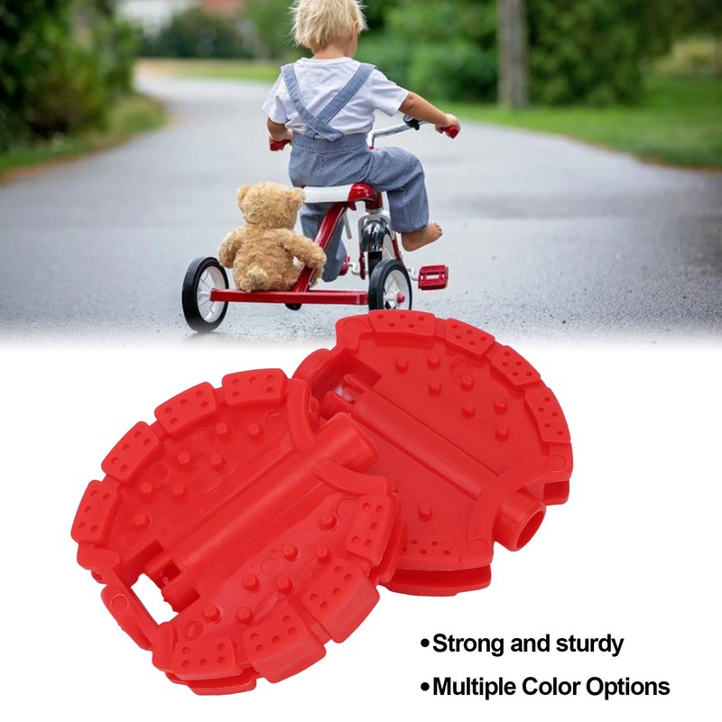 Kids Tricycle Pedal, Replacement Kids Bike Pedal 2 Pcs Plastic