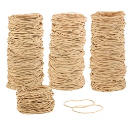 Rubber Bands 5 inch large rubber bands 300pcs Big Rubber Band Beige Elastic Bands Strong long Rubber Bands Office Supplies File Rubber Band