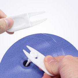 Qancekoo 6 PCS Yoga Ball Replacement Plugs and Plug Puller Kit, Pilates Ball Air Stopper Large Yoga Ball Air Plug Valve Nozzles Pin Exercise Ball Plug Removal Devices