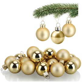 COM-FOUR Christmas Tree Baubles – Christmas Baubles for Christmas Decoration – Tree Decoration for the Christmas Tree 20 pcs