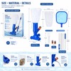 Portable Pool Vacuum Kit for Manual Cleaning – Garden Hose