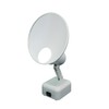 Floxite FL-615-2 15X magnifying mirror with light, Lighted travel makeup