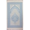 Modefa Islamic Prayer Mat Thin Woven Chenille and Taffeta Turkish