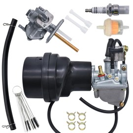 LT50 Carburetor For Suzuki 50 LT-A50 2002-2005 LT50 LT 50 1983-1987 JR50 1984-2006 ATV Quadrunner Carb with Air Filter Box