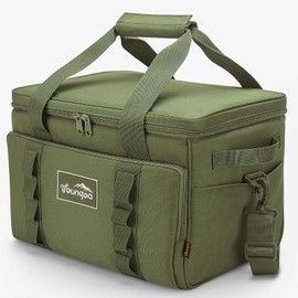 Youngoa Cooler Bag 48 Cans Insulated Soft Cooler Ice Chest Large Collapsible Cooler Bag 32L Soft Side Coolers for Picnic, Beach, Camping, Travel