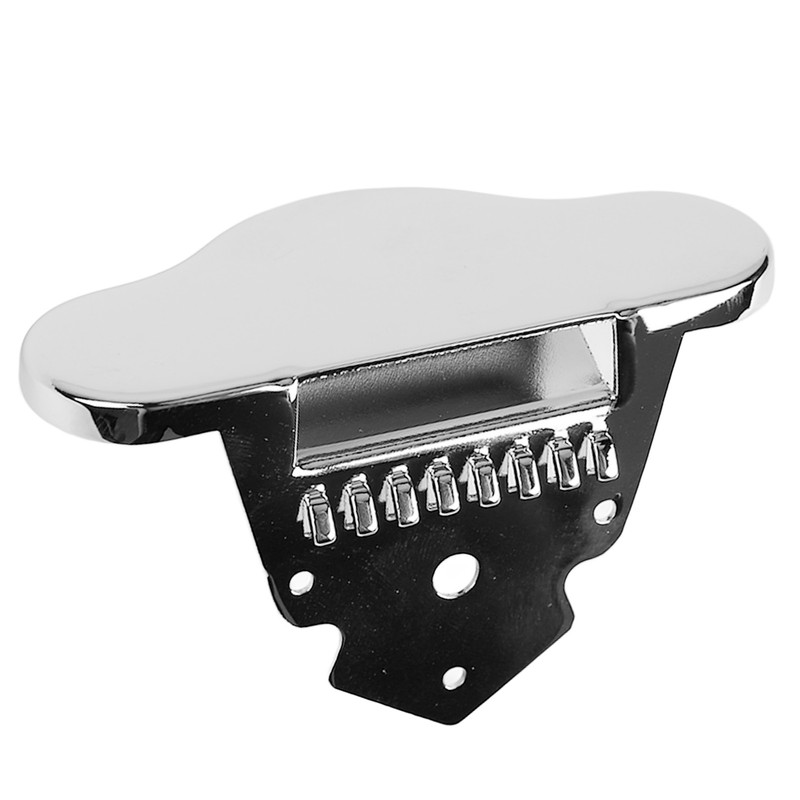 Mandolin Tailpiece Chrome Replacement Zinc Alloy Guitar Parts Instrument Accessories
