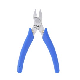 VANCAFUL Flush Cutter, Wire Cutter, Micro Cutter, Stainless Steel Side Cutter, Spring-loaded Silicone Handle Sprue Cutting Pliers (JED-306)