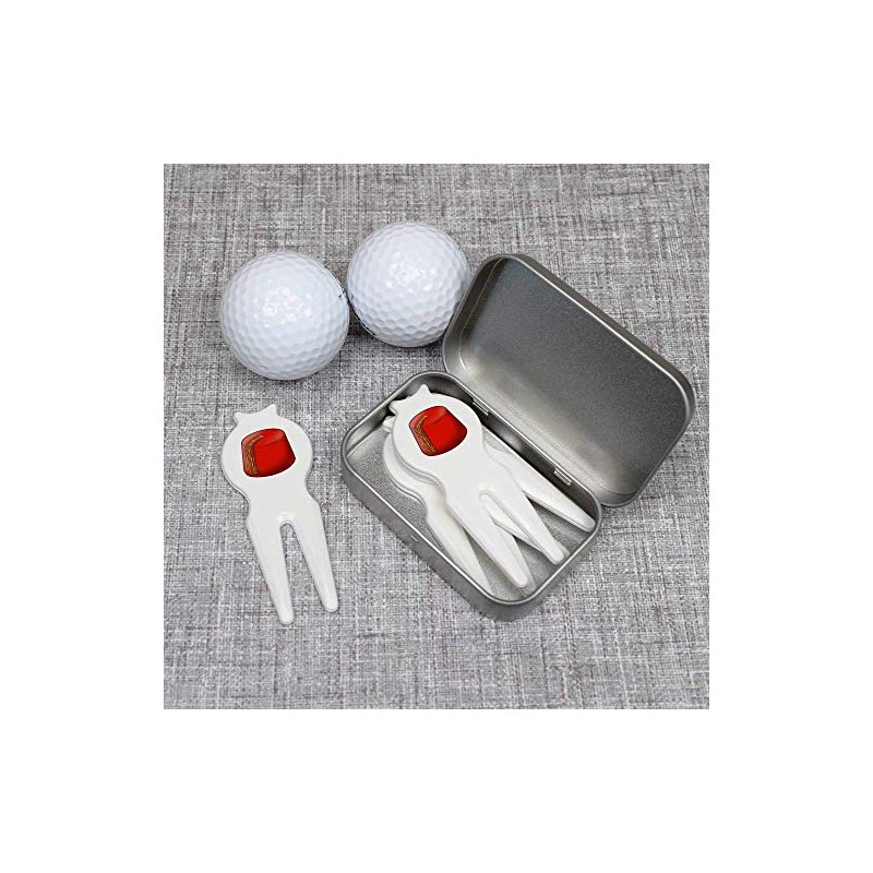 Azeeda 'Fez Hat' Golf Divot Tool/Repair Fork Gift Set (GO00041685)