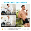 IRISMORII Incontinence Underwear for Men Washable Urinary Leak Proof Absorbent