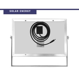 Blütezeit 1-Pack 10W DC32V Solar Panel with Parallel Wire for ME-GO-600 Sliding Gate Openers, High-Efficiency Upgrade, Easy Plug-and-Play