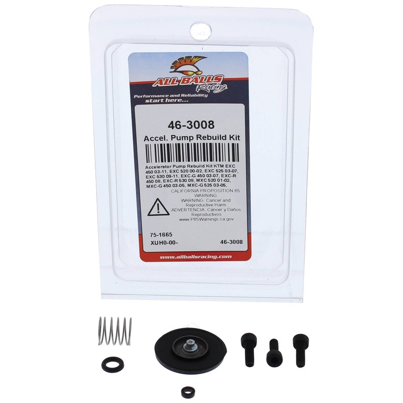 All Balls 46-3008 Accel. Pump Rebuild Kit